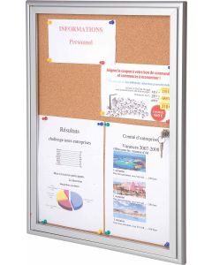 Vitrine épicure fond tôle