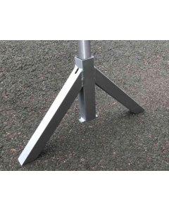 Pied amovible pour panneau électoral 