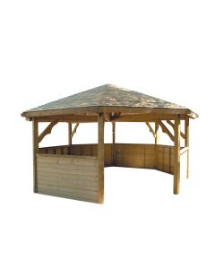 Kiosque en Bois Octogonal de 6 à 8 m 