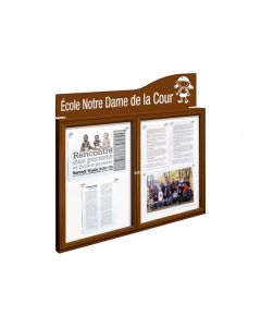 Vitrine Avizé peint