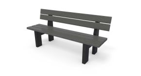 Banc et banquette en plastique recyclé Tolède