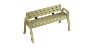 Banc et fauteuil Cantillac