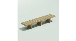 BANC MODULABLE LORIENT EN BOIS NON TRAITE 