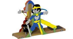 Aire de jeux Toboggan - Western I Princesse