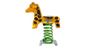 Jeu sur ressort Girafe