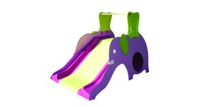 Toboggan éléphant vert/violet