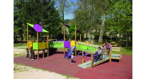 Aire de jeux extérieur Fort Saint-Louis - 2 à 12 ans