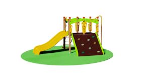 Aire de jeux escalade et toboggan Picollo - 2 à 8 ans