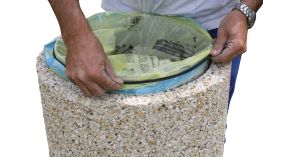 Cercle intérieur noir pour poubelle Cavanac