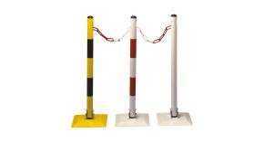 Poteau pour guidage adapté pour 1 chaîne