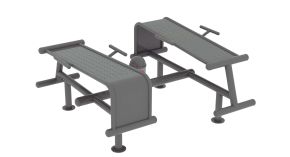 Urbagym fitness extérieur double banc abdominaux