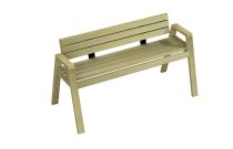 Banc et fauteuil Cantillac