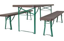 Table brasserie polyethylène 220 x 67