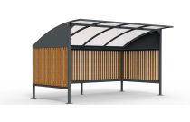 Abris Grand Lieu acier-bois