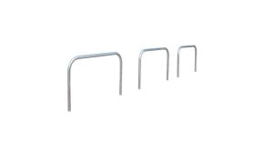 BARRIERE PROTECTION SIMPLE Ø 60 MM LG 1000 MM GALVA 