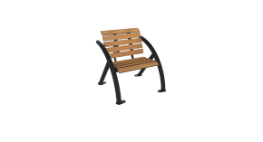 CHAISE LIMA ACIER/COMPACT