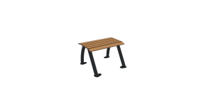 TABOURET LIMA ACIER/COMPACT