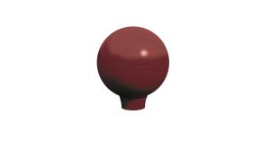 BORNE ACIER SPHERIQUE VERONE FIXE