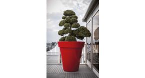 Pot de fleurs extérieur XXL Côte d'Argent - Rond