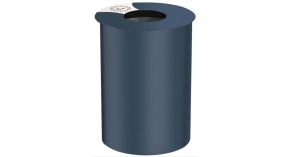 Poubelle extérieure acier ronde - 60 L