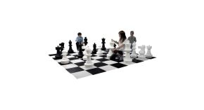 Plateau géant échecs et dames – 64 cases