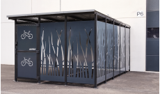 Abris deux roues sécurisé Anvers - Avec digicode et éclairage solaire
