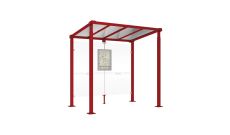 Abri bus Lunel 2,5 m