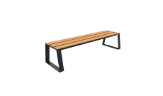 BANQUETTE SOFIA ANTHRACITE COMPACT