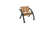 CHAISE LIMA ACIER/COMPACT
