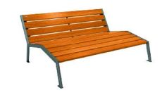MERIDIENNE MENTON ACIER BOIS