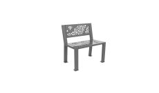 CHAISE MUNICH METAL GRAPHIQUE