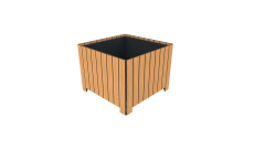 JARDINIERE GARDENIA COMPACT CARREE 