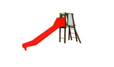 Toboggan avec plateforme