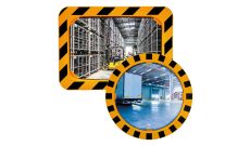 MIROIR INDUSTRIE JAUNE ET NOIR P.A.S - INTERIEUR