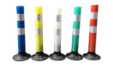 Balisettes articulées et auto-relevables
