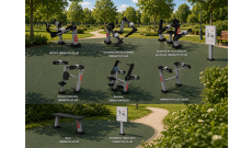 URBAGYM PLUS LOT COMPLET DES 7 URBAGYM PLUS