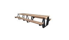 ENSEMBLE MODULABLE AGEN LG 370 CM PIN/ACIER