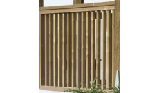 1/2 paroi barreaux pour kiosque