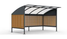 Abris Grand Lieu acier-bois