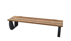 BANQUETTE MODULABLE AGEN PIN/ACIER