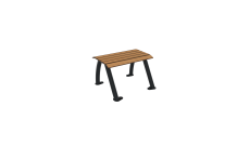 TABOURET LIMA ACIER/COMPACT