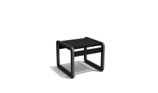 Tabouret extérieur en plastique recyclé - 49 cm