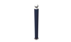 Potelet boule PMR Léguevin à sceller - Hauteur 130 cm