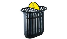 Poubelle urbaine de tri sélectif Jakarta - 2 X 60 L