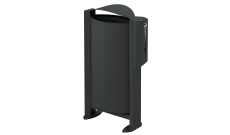 Poubelle de ville avec distributeur de sacs canins - 60 L