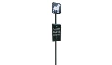 Borne de propreté canine avec distributeur - Capacité 300 sacs
