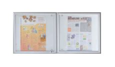 Vitrine extérieure d'affichage Monbazillac - Aluminium - 8 à 32 feuilles
