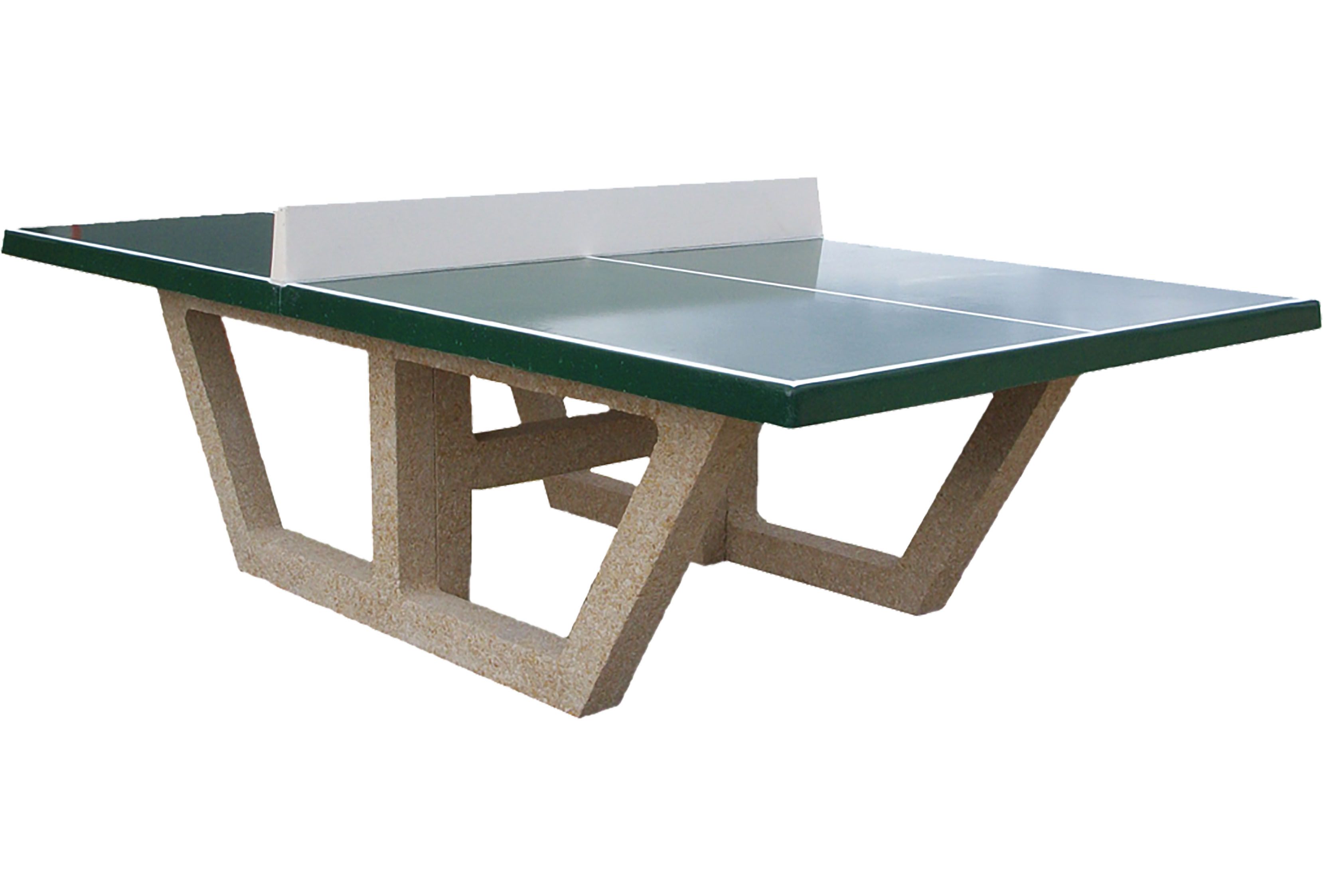 Table de ping pong en béton